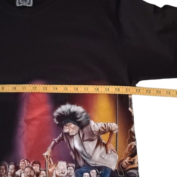 Vintage Rolling Stones Airbrushed Rock Band Graphic Tee Shirt L SUPER RARE - Picture 13 of 16